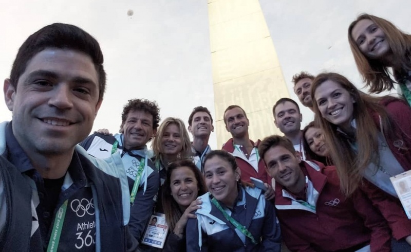 Federico Molinari en los Juegos Olímpicos de la Juventud