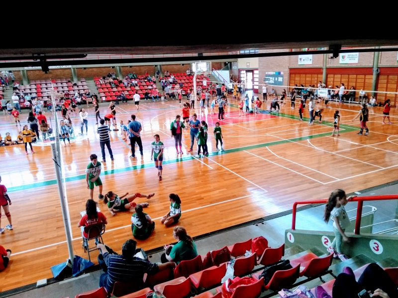 Se está jugando con gran éxito el Encuentro Regional de Mini Voleibol