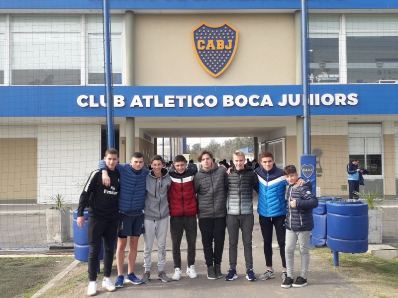 Nuestros futbolistas en Buenos Aires con los Seleccionados de la Liga