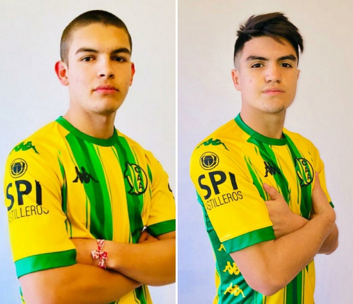Karim Bermúdez y José Izquierdo en Aldosivi