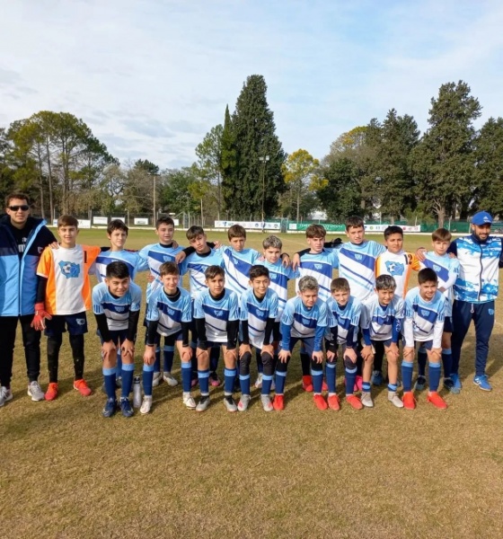 Santiago Ruscito y Felipe Albertengo con la Selección de la Liga Departamental